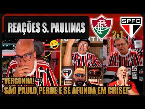 REAÇÕES dos SÃO PAULINOS - FLUMINENSE 2x1 SÃO PAULO - BRASILEIRÃO 2026 - VAMOS RIR DO SÃO PAULO!