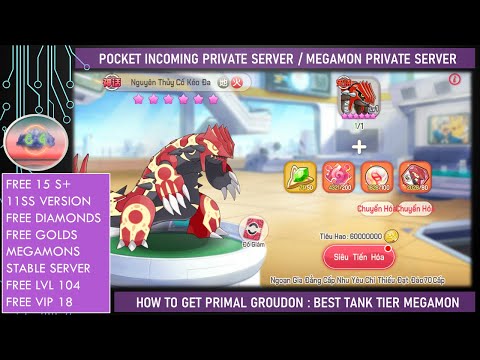 how to get primal groudon | groudon in megamon | groudon ultimate | best tank megamon
