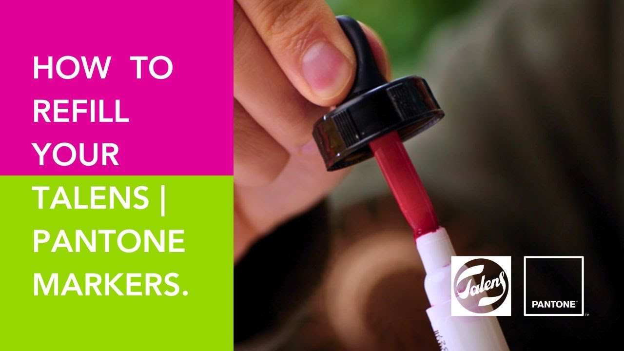 Talens | Pantone: How to Refill Your Marker.
