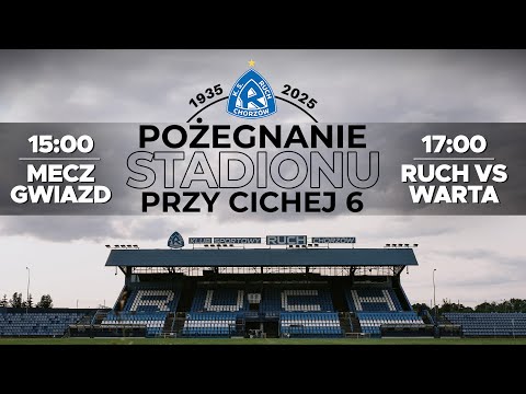 [LIVE] Pożegnanie stadionu przy Cichej 6 (28.06.2025)