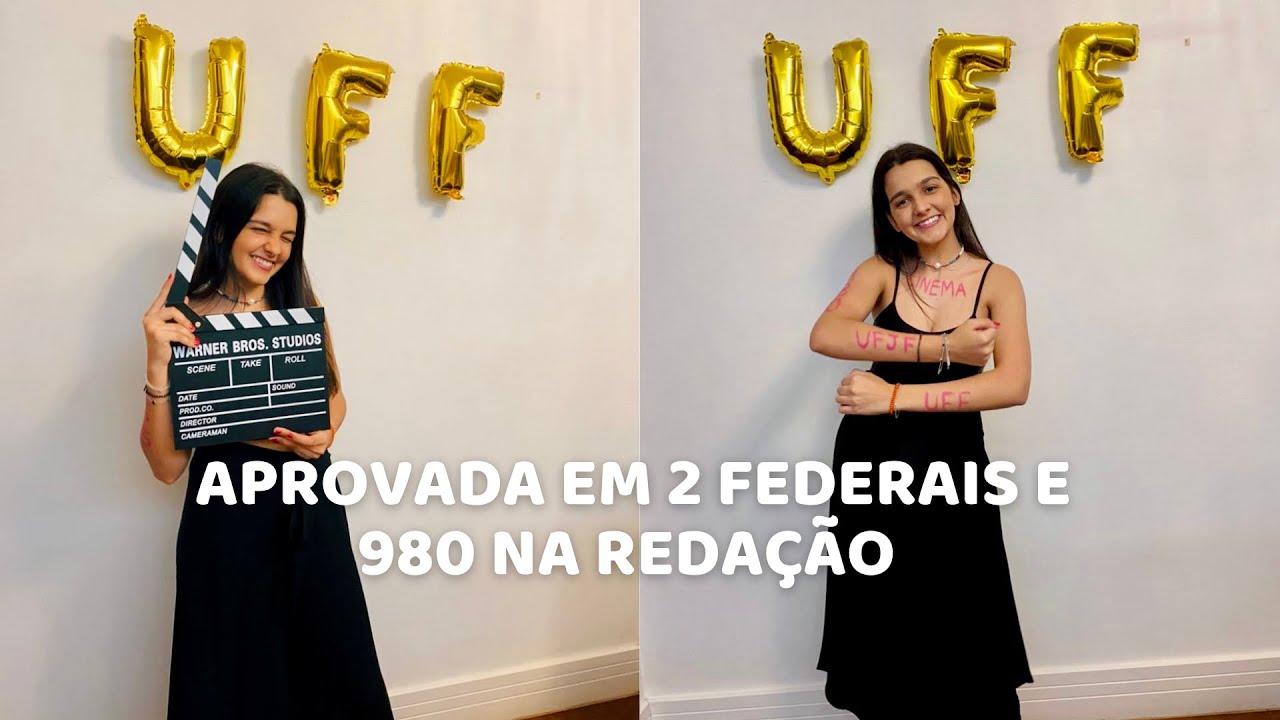 COMO PASSEI EM 2 FEDERAIS (método de estudos)  - Cinema UFF e UFJF