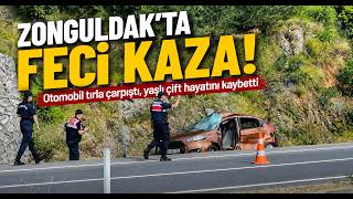 Otomobil Tırla Çarpıştı, Yaşlı Çift Hayatını Kaybetti