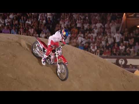 Historic Bike Flip in FMX competition