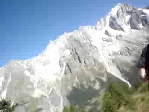 UTMB 2008: Camino de refugio Bonatti