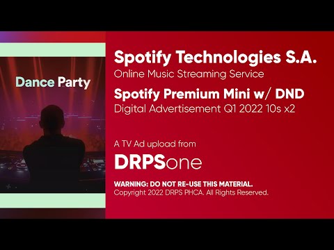 Spotify Premium Mini with DND Mode Digital Ad Q1 2022 10s x2 (Philippines)