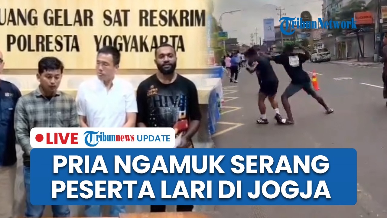 LIVE: Detik-detik Pelari Jogja 10K Dianiaya OTK saat Ambil Minum, Pelaku Berujung Minta Maaf
