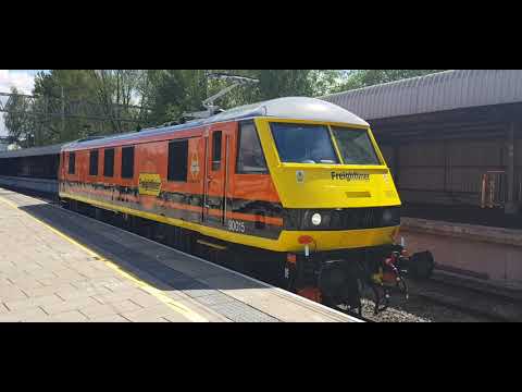 0Z90 - FL90's - 90015 on test - Crewe Basford Hall to Stafford and back