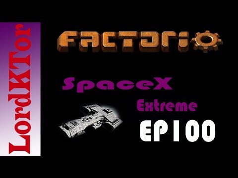 Factorio SpaceX Extreme EP100: Launching FTL drive 1