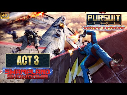 Pursuit Force: Extreme Justice | Act 3-7: Swampland Showdown [PSP Walkthrough | 4K 60FPS]