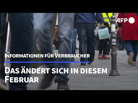 Kurz erklärt: Das ändert sich im Februar für Verbraucher | AFP