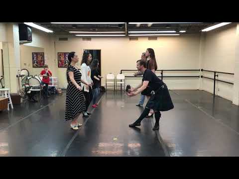 18th century dance rehearsal