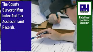 The County Surveyor Map Index And Tax Assessor Land Records