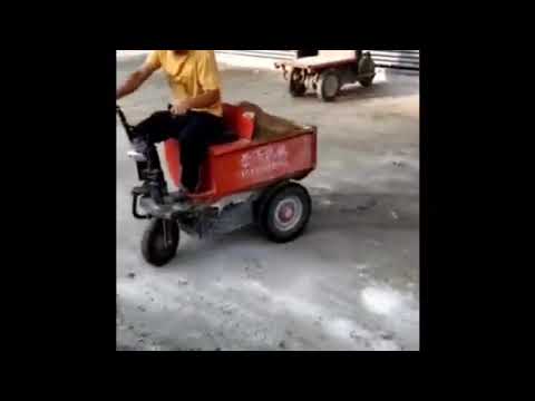 Carretilla eléctrica alimentada por baterías de plomo ácido