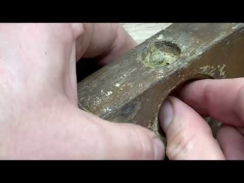 Renowacja starej drewnianej poziomicy