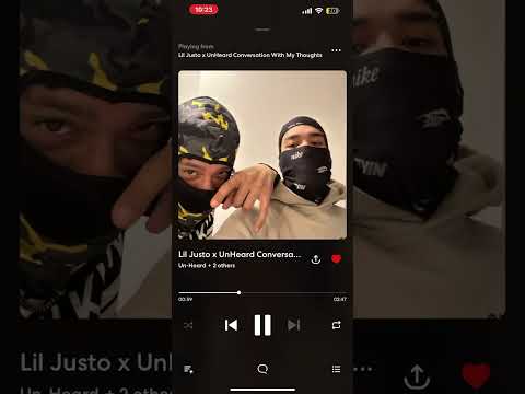 Lil Justo x UnHeard “Conversation With My Thoughts”