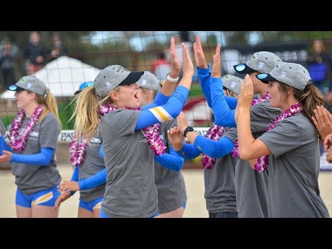 2018 Pac-12 Beach Volleyball Championship: No. 1 UCLA celebrates its first conference title