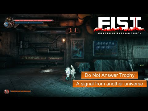 DO NOT ANSWER! DO NOT ANSWER! DO NOT ANSWER! Trophy (F.I.S.T.: Forged in Shadow Torch)