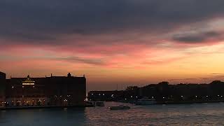 Sunset over Venice, Italy - November 8th, 2022 ‎@italy4suitcasesandacat 