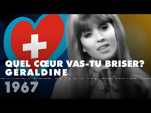QUEL CŒUR VAS-TU BRISER? – GÉRALDINE (Switzerland 1967 – Eurovision Song Contest HD)