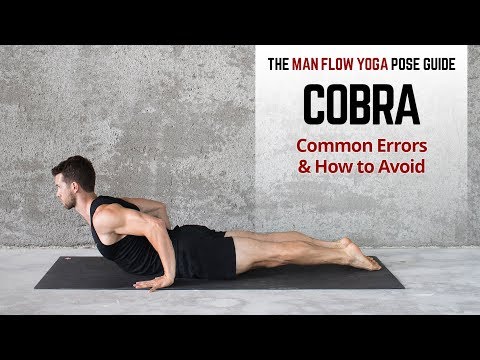 Cobra Video Pose Guide for Beginners -  Common Errors in Cobra Pose (& How to Avoid)
