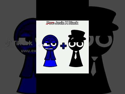 Jevin x black edit #sprunki #edit #animation #jevin #art #bfbmemes #ship #duet #memes