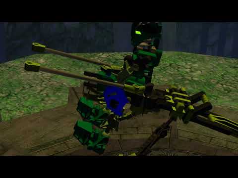 BIONICLE The Legend of Mata Nui - Lewa Wasp Dismount (REBUILT)