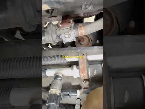 Heater control valve won’t shut the hot water off 03 explorer 4.6 #garagemechanic #mechaniclife