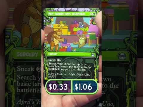 Ham-Man Reviews - Teenage Mutant Ninja Turtles - Magic the Gathering  Pack Opening - Part 7 #mtg