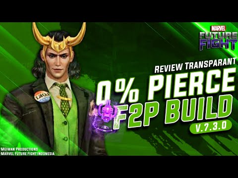 F2P GOD !!! President Loki CTP Rage 0% Pierce F2P Non Max Build - Marvel Future Fight 🇮🇩