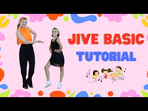 Jive Basic Tutorial 💃✨ | Learn with Ms. Antonina & Adeline | BDK Kids