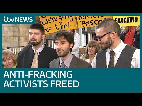Anti-fracking activists have 'excessive' sentences quashed | ITV News
