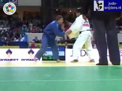 Judo 2009 Paris: Shauliuk (BLR) - Hshiyama (JPN) [-73kg].
