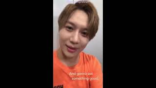 [ENG] Taemin Insta Live ft. Key 181101