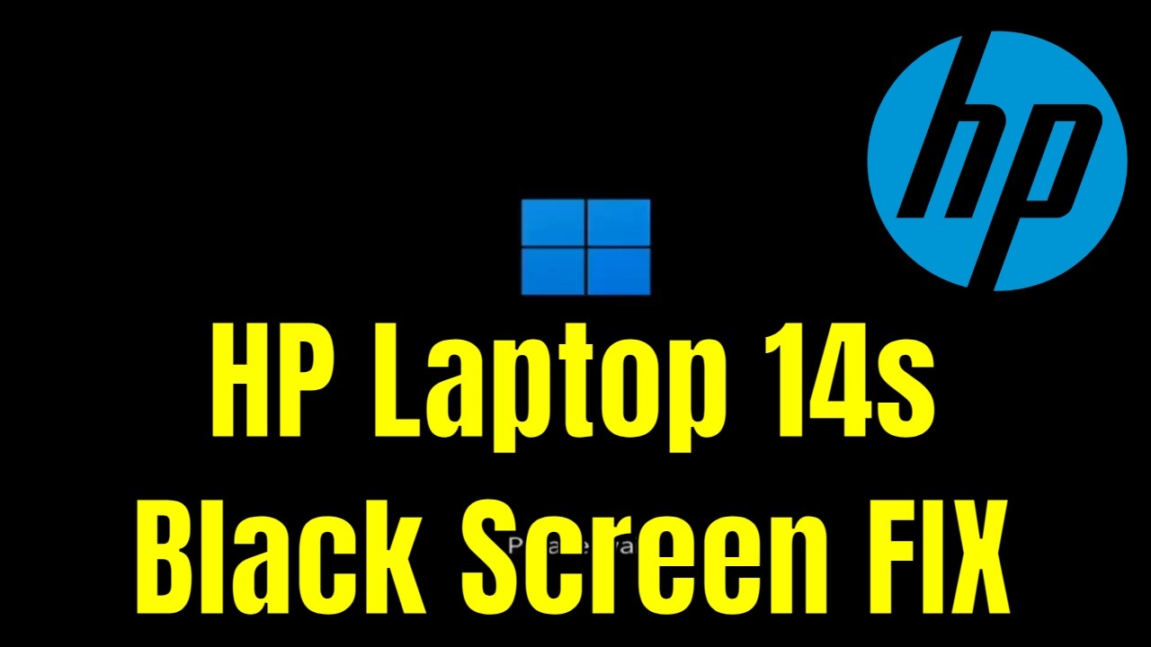 HP Laptop 14s - How To Fix Black Screen (But Turns On) [Solution]