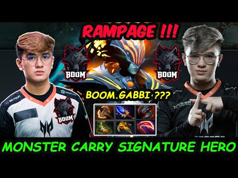 Gabbi Phantom Assassin Arcana Signature Hero - No Mercy Rampage New BOOM Esports Carry ??? Dota 2