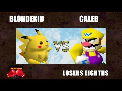 RNS1 - Blondekid (Falco, Pikachu) Vs. Caleb (Wario) Smash Remix Losers Top 8 - SSB64