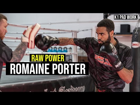 RAW POWER: Romaine Porter K1 Pad Work | Siam Boxing