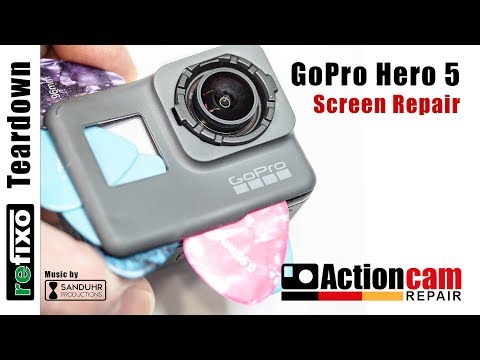 GoPro Hero 5 Black Touchscreen Display Repair Replacement Reparatur Teardown disassemble