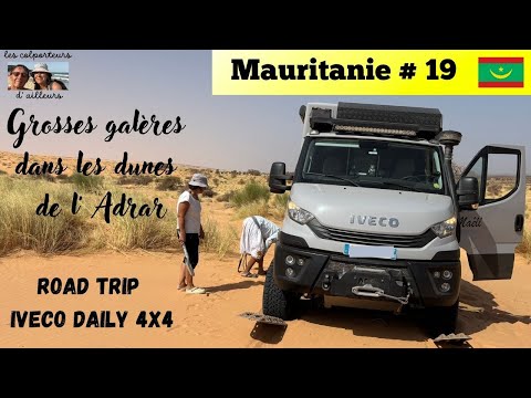 #mauritanie#desert #roadtrip #offroad :Grosses galères dans les Dunes de l'Adrar #ivecodaily4x4