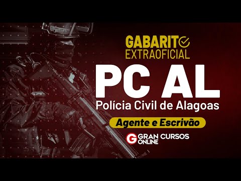 Gabarito Extraoficial PC AL - Agente e Escrivão
