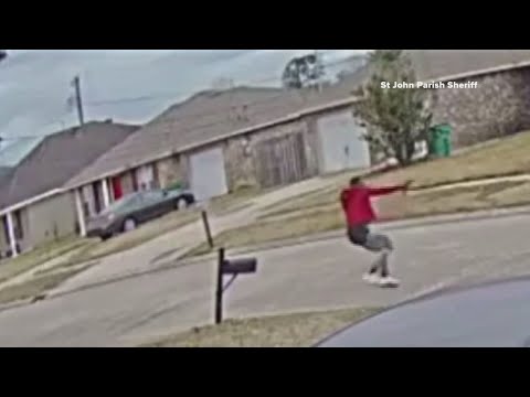 Garyville shoot-out caught on camera