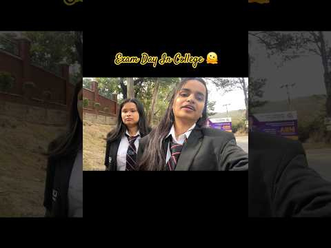 Exam Day In My Life || DIT UNIVERSITY DEHRADUN #dituniversity #collegevlogs