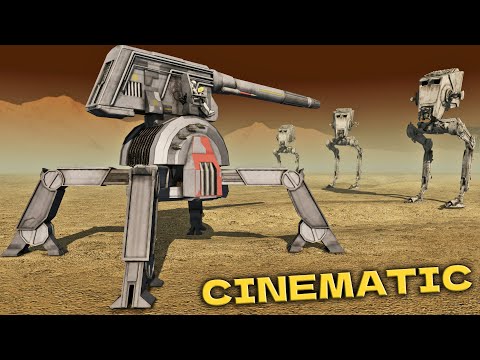 GALACTIC REPUBLIC vs GALACTIC EMPIRE - Star Wars Cinematic Battle (4K)