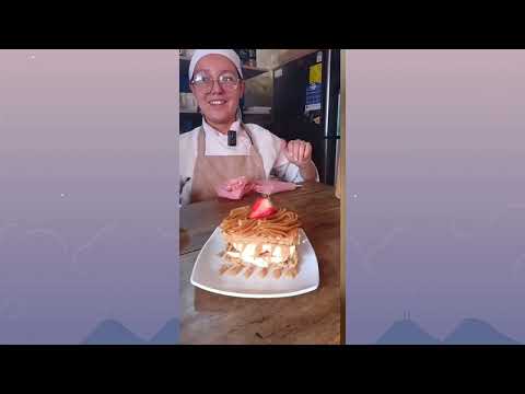 En Tabio Cundinamarca topé una torta francesa a la que le pusieron mil hojas ¿Ya la probó? 