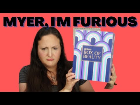 Watch before you buy!!! Myer Deluxe Box of Beauty 2022