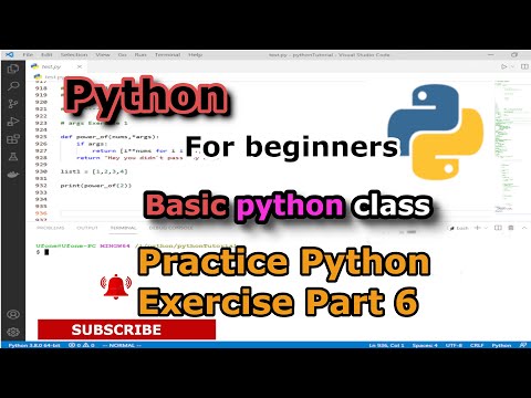 Practice Python Exercise Part 6 And Challenge With Solution Python For Beginners