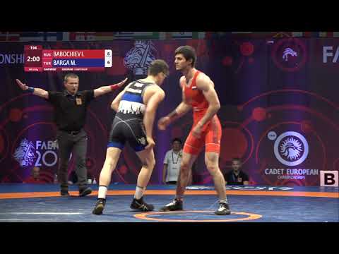 GOLD GR - 65 kg: I. BABOCHIEV (RUS) v. M. BARGA (TUR)