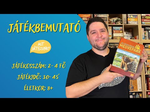 Medvepark Társasjáték Bemutató - Mit Játsszunk?