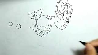 Download lagu Cara Menggambar GatotKaca Hero Mobile Legends   How To Draw GatotKaca Hero Mobile Legends mp3