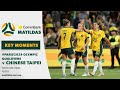 CommBank Matildas v Chinese Taipei | Key Moments | AFC Women's Olympic Qualifier